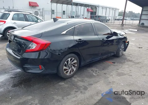 2018 Honda Civic Ex из США, поврежденный, VIN 2HGFC2F70JH511787